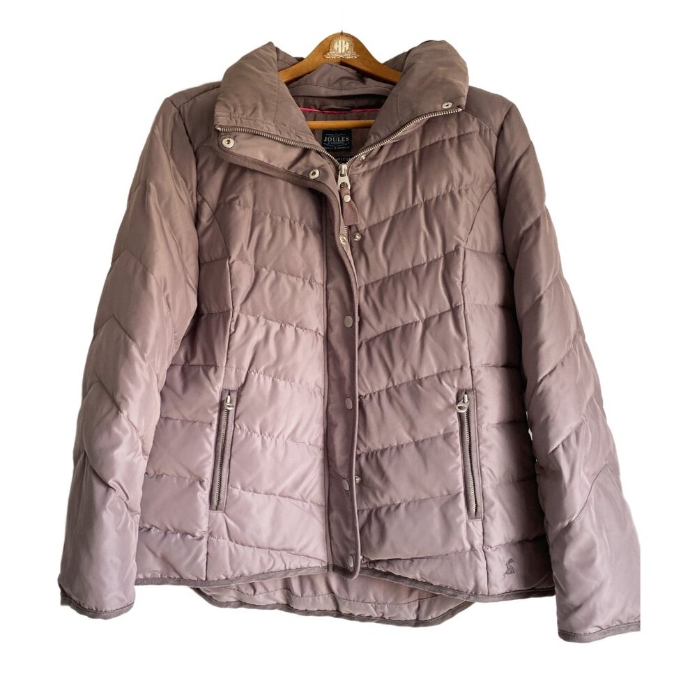 Gorgeous Vintage Joules Puffer Coat in Dusty Lavender